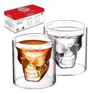 Conjunto 2 Copos Caveira Café Dupla Parede De Vidro Whisky - Hauskraft Conjunto 2 Copos Caveira Café Dupla Parede De Vidro Whisky - Hauskraft
