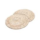 Conjunto 2 Descanso Panela de Fibra Natural Braid Conjunto 2 Descanso Panela de Fibra Natural Braid