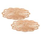 Conjunto 2 Descansos de Panela Lyor Flor Palm 20cm - 5488 Conjunto 2 Descansos de Panela Lyor Flor Palm 20cm - 5488
