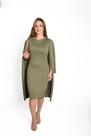 Conjunto 2 Em 1 Vestido Tubinho Com Cardigan Moda Evangelica