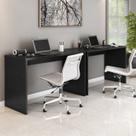 Conjunto 2 Escrivaninhas Gávea Office 127cm Preto