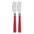 Conjunto 2 Garfos De Mesa Em Aço Inox New Kolor Tramontina