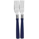 Conjunto 2 Garfos De Mesa Tramontina Em Aço Inox New Kolor