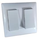 Conjunto 2 interruptor paralelo embutir moveis tramontina aria