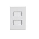 Conjunto 2 Interruptor Simples 10A 4x2 Tramontina Liz