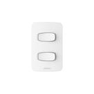 Conjunto 2 Interruptores Simples 10A 250V~ 4x2 Gracia Alumbra Branco