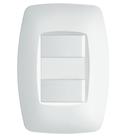 Conjunto 2 Interruptores Simples Distanciados 10a 250 Volts Elegance 2253 Fame Cj.2 Inter.simple