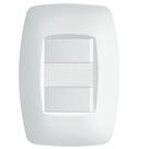 Conjunto 2 Interruptores Simples Distanciados 10A 250 Volts Elegance - 2253 - FAME