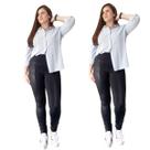 Conjunto 2 Leggings Montaria Flanelada Feminina Térmica Estilosa e Confortável