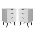 Conjunto 2 Mesas De Cabeceira Decore Grécia Plus V. Cores