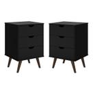 Conjunto 2 Mesas De Cabeceira Decore Grécia Plus V. Cores
