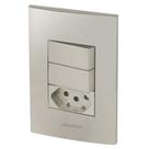 Conjunto 2 Paralelos + 1 Tomada 10A - Inova Titanium - Att15 Conjunto 2 Paralelos + 1 Tomada 10A - Inova Titanium - Att15