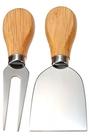 Conjunto 2 pç de utensílios para queijo Inox gourmet