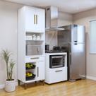 Conjunto 2 Peças Paneleiro com Fruteira e Balcão 5 Bocas João Pessoa