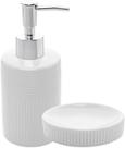 Conjunto 2 Peças para Banheiro de Cerâmica Essência Branco - Wolff