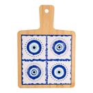 Conjunto 2 Peças Tábua com Bandeja Lyor Greek Bambu