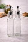 Conjunto 2 Porta Azeite E Vinagre Quadrado Vidro 250Ml Conjunto 2 Porta Azeite E Vinagre Quadrado Vidro 250Ml