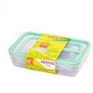 Conjunto 2 Potes Plástico 820ML e 1,6L Sanremo