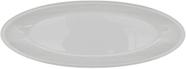 Conjunto 2 Pratos Ovais de Vidro 35cm Branco Travessa para Servir Mesa Posta Elegante Resistente Sofisticado Durável Conjunto 2 Pratos Ovais de Vidro 35cm Branco Travessa para Servir Mesa Posta Elegante Resistente Sofisticado Durável