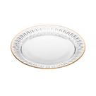Conjunto 2 Pratos Sobremesa de Cristal com Fio de Ouro Radial 20cm 220379 - Lyor
