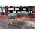 Conjunto 2 Puff Otávio Linho Castellar Móbile