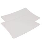 Conjunto 2 Tábuas de Corte Dupla Jogo Americano Flex 2 em 1 Plástico Branco Utilidade Cinquetti