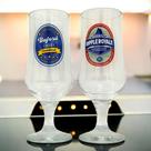 Conjunto 2 Taça de Cerveja de vidro Rótulo Barcelona 370ml PRESENTE NATAL