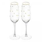 Conjunto 2 Taças para Champanhe Balls Fio De Douro 220ml Wolff
