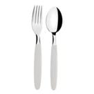Conjunto 2 Talheres Garfo Colher Em Aço Inox Tramontina