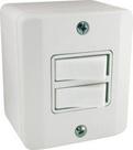 Conjunto 2 Teclas Paralelo Sobrepor Sistema X Radial Branco Completo