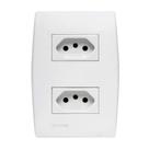 Conjunto 2 Tomadas 10a 4x2 Ilus Siemens Soprano