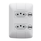 Conjunto 2 Tomadas 20A- Tramontina Aria Conjunto 2 Tomadas 20A- Tramontina Aria