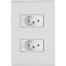 Conjunto 2 Tomadas 2p+t 10a/250v Liz Branco - Tramontina