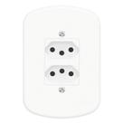 Conjunto 2 Tomadas 2p+t 20a 250 Volts Distanciadas Blanc - 1354 - Fame 2 Tomadas 20a C-placa Blanc 1354 Fame Conjunto 2 Tomadas 2p+t 20a 250 Volts Distanciadas Blanc - 1354 - Fame 2 Tomadas 20a C-placa Blanc 1354 Fame