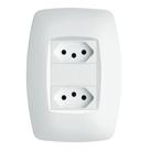 Conjunto 2 Tomadas 2P+T 20A 250 Volts Distanciadas Elegance - 2364 - FAME