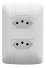Conjunto 2 tomadas 2p+t 20a aria branco tramontina