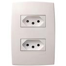 Conjunto 2 Tomadas 2P+T PB 10A - 615075 - PIAL Conjunto 2 Tomadas 2P+T PB 10A - 615075 - PIAL