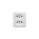 Conjunto 2 Tomadas Fixas Sobrepor Bipolar 2P+T 20A 250V~ Box Ilumi - 63121