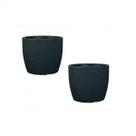 Conjunto 2 Vasos Redondo Europa 20cmx24cm Japi