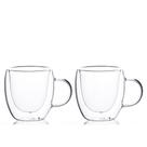 Conjunto 2 Xícaras Café com Parede Dupla com Alça 150ml