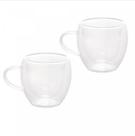 Conjunto 2 Xícaras de Café Parede Dupla de Vidro Borossilicato Modern 80ml