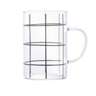 Conjunto 2 Xícaras de Vidro Stripes 280ml Casa Del Grande
