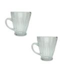 Conjunto 2 Xícaras para Café Relevos Radial 140ml Lyor Conjunto 2 Xícaras para Café Relevos Radial 140ml Lyor