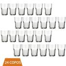 Conjunto 24 Copo Bristol Transparente 200ml Vidro Drinks