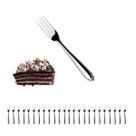 Conjunto 24 Garfos De Sobremesa de Aço Inox 16,5CM