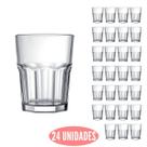 Conjunto 24 Mini Copos Dose Bristol 60ml Shot Cachaça Nadir