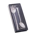 Conjunto 2pç Colher e Garfo para salada de aço inox Berna Wolff - 71696