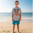 Conjunto 2pçs Curto Infantil Menino Rei Rex