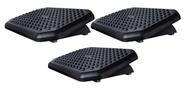 Conjunto 3 Apoios Ergonômicos Para os Pés - Suporta Até 100 Kg - Preto 850 ACRINIL Conjunto 3 Apoios Ergonômicos Para os Pés - Suporta Até 100 Kg - Preto 850 ACRINIL