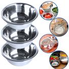 Conjunto 3 Bacias Tigelas Saladeiras Bowl inox 3 Litros